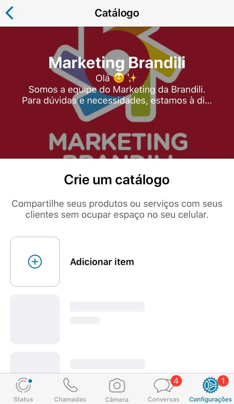 Imagem de catálogo do app do Marketing Brandili