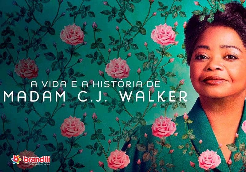 capa do filme "A Vida e a História de Madam C.J. Walker"