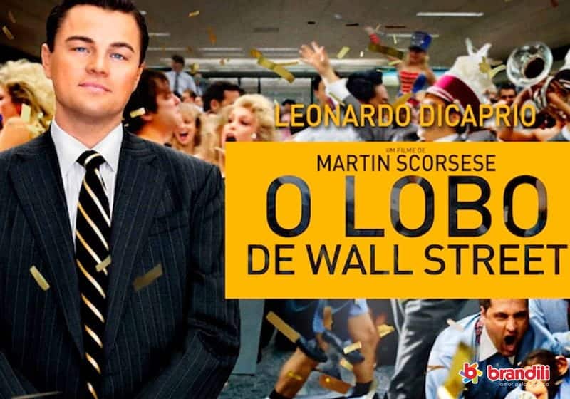 capa do filme "O lobo de Wall Street"