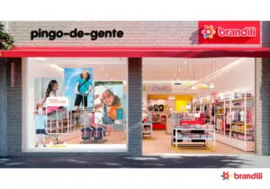 Vitrine de uma unidade da Brandili