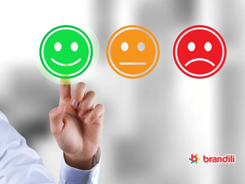 Ícones gráficos de emoji feliz, médio e triste